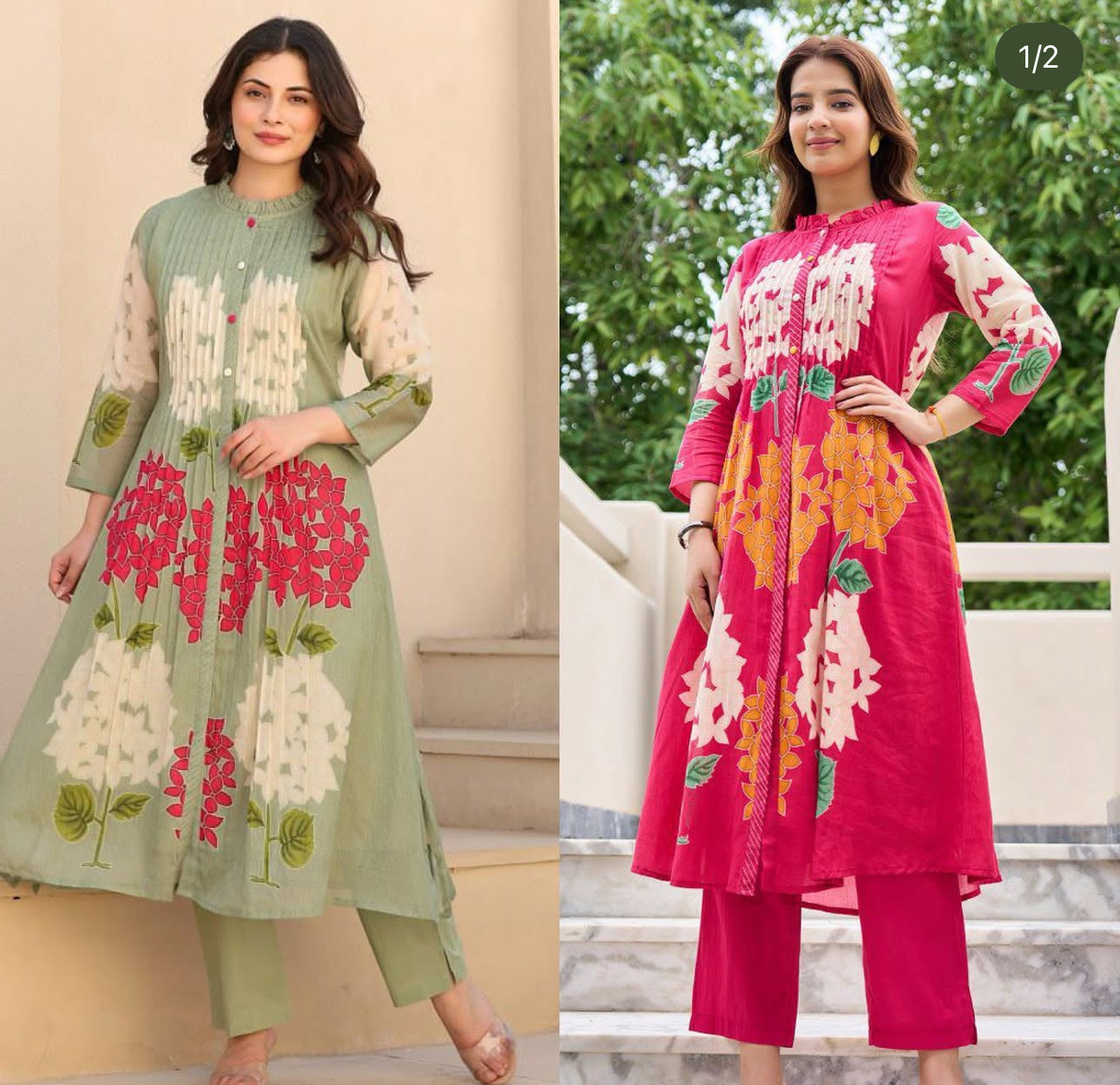 Designer Printed Cotton Coord Set