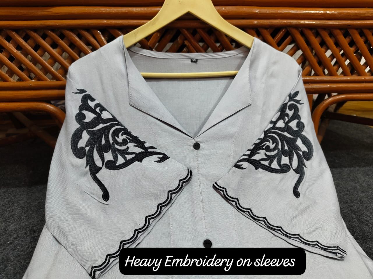 Embroidered Cotton Coord Set