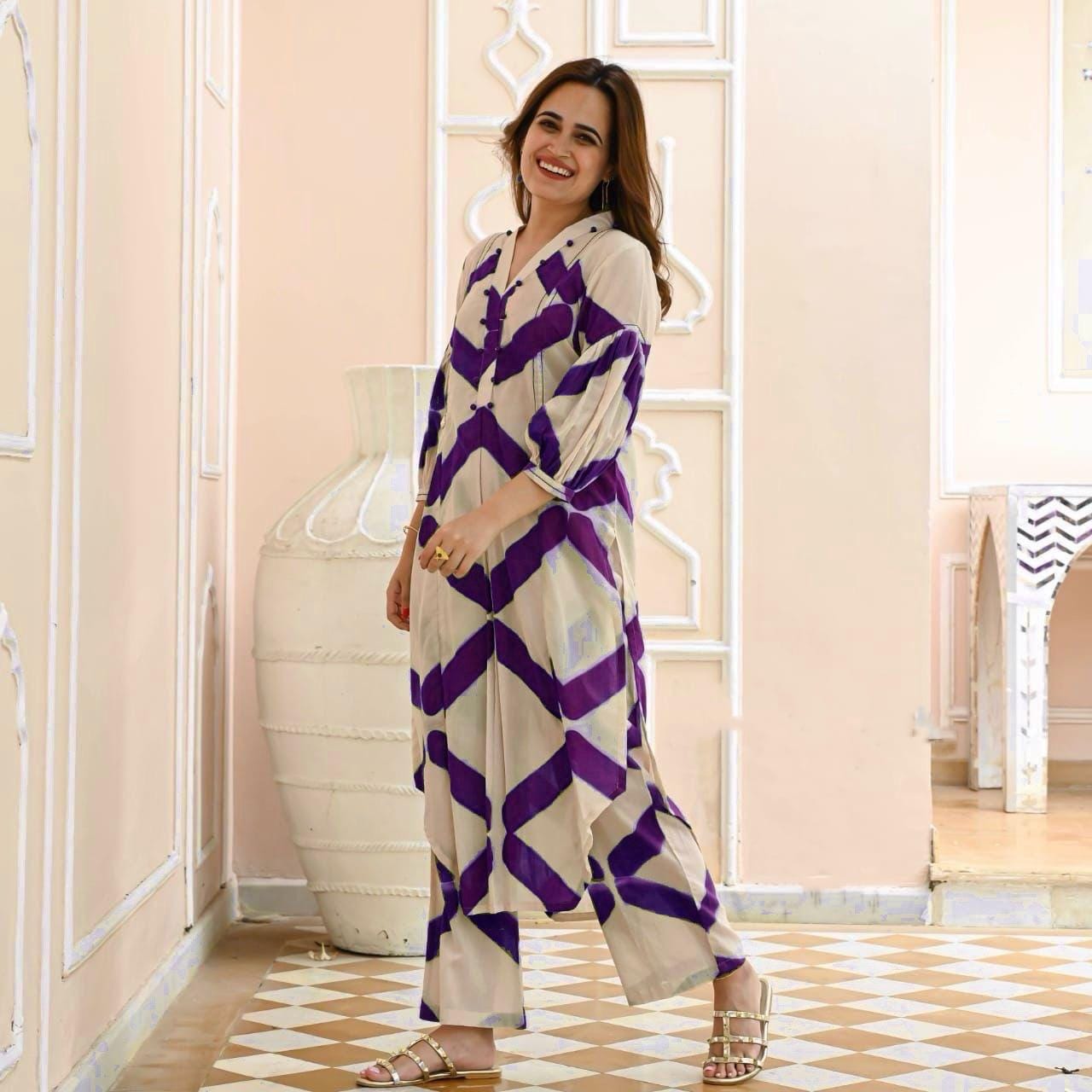 Geometric Print Coord Set