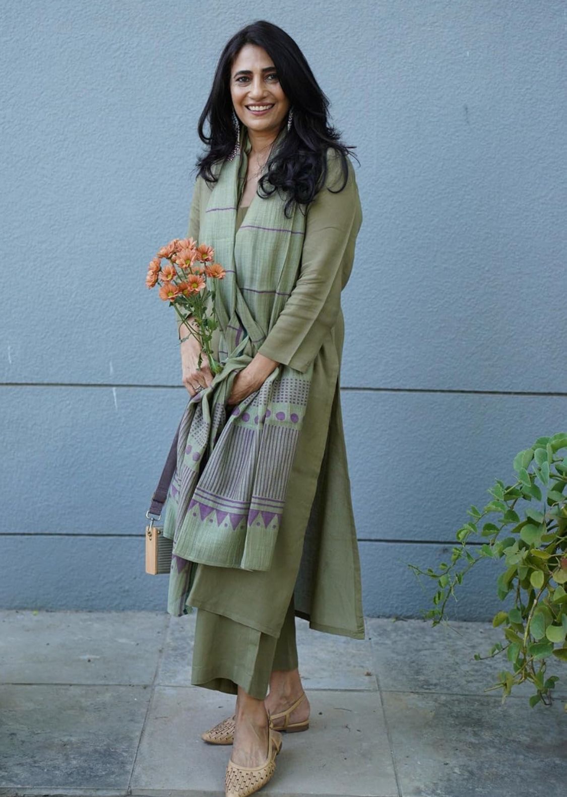 Cotton Slub Kurta Set with Dupatta