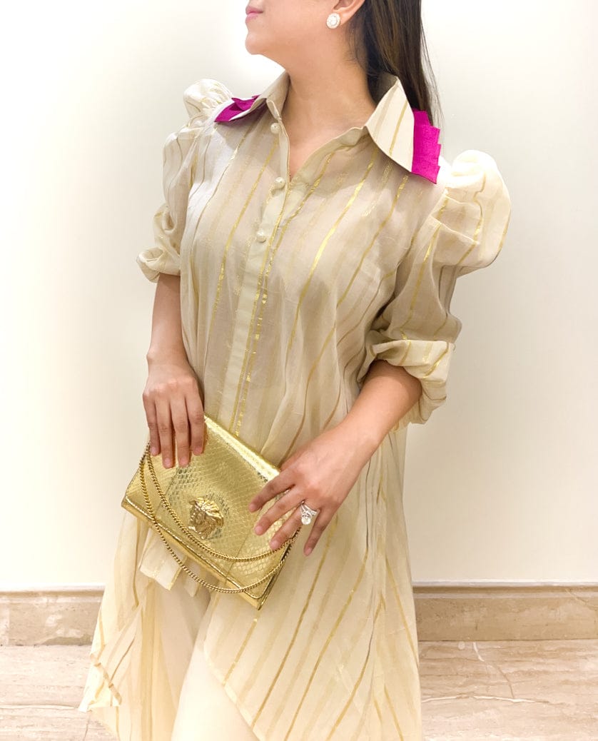 Golden Threadwork Designer Coord Set