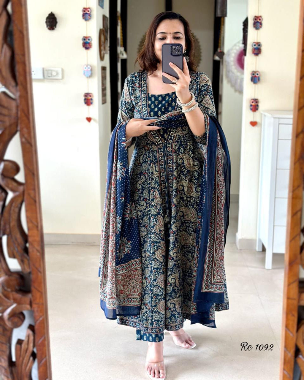 A Line Jacket Style Kurta Set