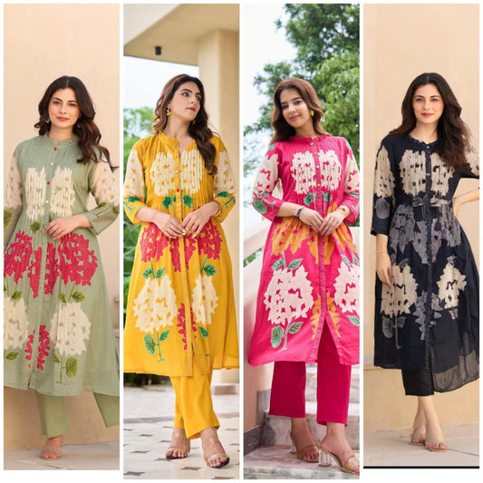 Designer Printed Cotton Coord Set