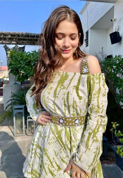 Trendy Tie And Dye Co-ord Set With Belt