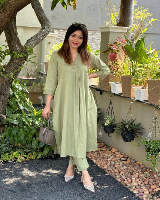 Pure Linen Coord Set