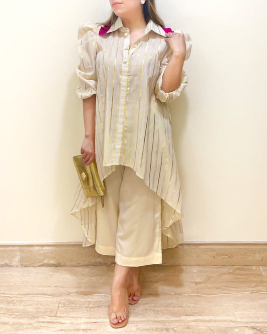 Golden Threadwork Designer Coord Set