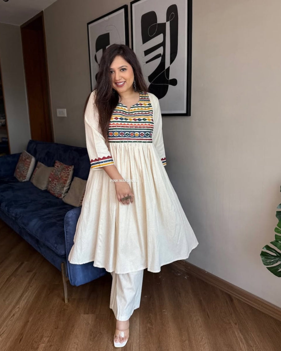 Designer Embroidered Coord Set
